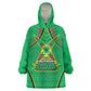 Personalized Guyana Cricket Amazon Warriors Wearable Blanket Hoodie Modern Geometric Sports Fan