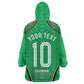 Personalized Guyana Cricket Amazon Warriors Wearable Blanket Hoodie Modern Geometric Sports Fan