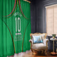 Personalized Guyana Cricket Amazon Warriors Window Curtain Modern Geometric Sports Fan