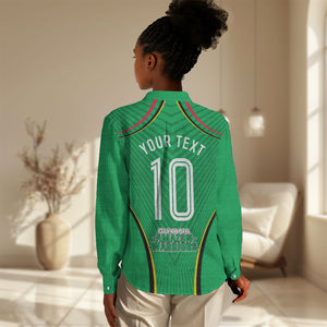 Personalized Guyana Cricket Amazon Warriors Women Casual Shirt Modern Geometric Sports Fan