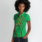 Personalized Guyana Cricket Amazon Warriors Women Polo Shirt Modern Geometric Sports Fan