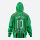Personalized Guyana Cricket Amazon Warriors Zip Hoodie Modern Geometric Sports Fan