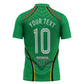 Personalized Guyana Cricket Amazon Warriors Zipper Polo Shirt Modern Geometric Sports Fan