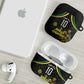 Personalized Jamaica Kingsmen AirPods Case Caribbean Cricket Royal Warrior King Mascot