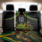 Personalized Jamaica Kingsmen Back Car Seat Cover Caribbean Cricket Royal Warrior King Mascot