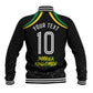Personalized Jamaica Kingsmen Baseball Jacket Caribbean Cricket Royal Warrior King Mascot