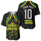 Personalized Jamaica Kingsmen Baseball Jersey Caribbean Cricket Royal Warrior King Mascot