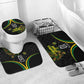 Personalized Jamaica Kingsmen Bathroom Set Caribbean Cricket Royal Warrior King Mascot