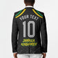 Personalized Jamaica Kingsmen Blazer Caribbean Cricket Royal Warrior King Mascot