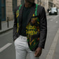 Personalized Jamaica Kingsmen Blazer Caribbean Cricket Royal Warrior King Mascot