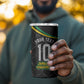 Personalized Jamaica Kingsmen 4 in 1 Can Cooler Tumbler Caribbean Cricket Royal Warrior King Mascot