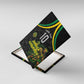Personalized Jamaica Kingsmen Canvas Wall Art Caribbean Cricket Royal Warrior King Mascot