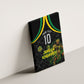 Personalized Jamaica Kingsmen Canvas Wall Art Caribbean Cricket Royal Warrior King Mascot