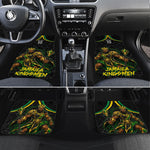 Personalized Jamaica Kingsmen Car Mats Caribbean Cricket Royal Warrior King Mascot
