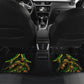 Personalized Jamaica Kingsmen Car Mats Caribbean Cricket Royal Warrior King Mascot