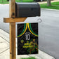 Personalized Jamaica Kingsmen Garden Flag Caribbean Cricket Royal Warrior King Mascot