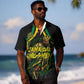 Personalized Jamaica Kingsmen Hawaiian Shirt Caribbean Cricket Royal Warrior King Mascot