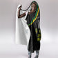 Personalized Jamaica Kingsmen Hooded Blanket Caribbean Cricket Royal Warrior King Mascot