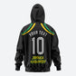 Personalized Jamaica Kingsmen Hoodie Caribbean Cricket Royal Warrior King Mascot