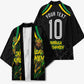 Personalized Jamaica Kingsmen Kimono Caribbean Cricket Royal Warrior King Mascot