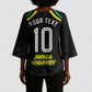 Personalized Jamaica Kingsmen Kimono Sleeve Blouse Caribbean Cricket Royal Warrior King Mascot