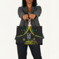 Personalized Jamaica Kingsmen Leather Bag Caribbean Cricket Royal Warrior King Mascot