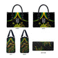 Personalized Jamaica Kingsmen Leather Bag Caribbean Cricket Royal Warrior King Mascot