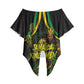 Personalized Jamaica Kingsmen Off Shoulder Wrap Waist Top Caribbean Cricket Royal Warrior King Mascot