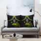 Personalized Jamaica Kingsmen Pillow Cover Caribbean Cricket Royal Warrior King Mascot