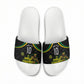 Personalized Jamaica Kingsmen Slide Sandals Caribbean Cricket Royal Warrior King Mascot