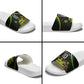Personalized Jamaica Kingsmen Slide Sandals Caribbean Cricket Royal Warrior King Mascot