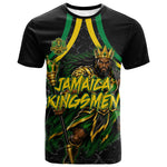 Personalized Jamaica Kingsmen T shirt Caribbean Cricket Royal Warrior King Mascot