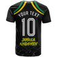 Personalized Jamaica Kingsmen T shirt Caribbean Cricket Royal Warrior King Mascot