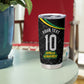 Personalized Jamaica Kingsmen Tumbler Cup Caribbean Cricket Royal Warrior King Mascot