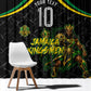 Personalized Jamaica Kingsmen Window Curtain Caribbean Cricket Royal Warrior King Mascot
