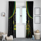 Personalized Jamaica Kingsmen Window Curtain Caribbean Cricket Royal Warrior King Mascot