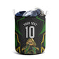 Personalized Jamaica Cricket Lion Mascot Laundry Basket Kingsmen Royal King Batsman Sport