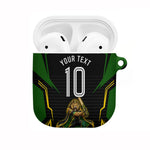 Personalized Jamaica Cricket Lion Mascot AirPods Case Kingsmen Royal King Batsman Sport