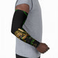 Personalized Jamaica Cricket Lion Mascot Arm Sleeves Kingsmen Royal King Batsman Sport