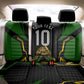 Personalized Jamaica Cricket Lion Mascot Back Car Seat Cover Kingsmen Royal King Batsman Sport