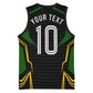 Personalized Jamaica Cricket Lion Mascot Basketball Jersey Kingsmen Royal King Batsman Sport