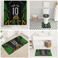 Personalized Jamaica Cricket Lion Mascot Bathroom Set Kingsmen Royal King Batsman Sport