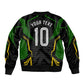 Personalized Jamaica Cricket Lion Mascot Bomber Jacket Kingsmen Royal King Batsman Sport