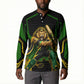 Personalized Jamaica Cricket Lion Mascot Button Sweatshirt Kingsmen Royal King Batsman Sport