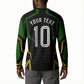 Personalized Jamaica Cricket Lion Mascot Button Sweatshirt Kingsmen Royal King Batsman Sport