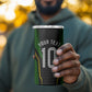Personalized Jamaica Cricket Lion Mascot 4 in 1 Can Cooler Tumbler Kingsmen Royal King Batsman Sport