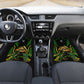Personalized Jamaica Cricket Lion Mascot Car Mats Kingsmen Royal King Batsman Sport