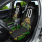 Personalized Jamaica Cricket Lion Mascot Car Seat Cover Kingsmen Royal King Batsman Sport