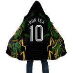 Personalized Jamaica Cricket Lion Mascot Cloak Kingsmen Royal King Batsman Sport