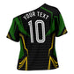 Personalized Jamaica Cricket Lion Mascot Cross Shoulder Shirt Kingsmen Royal King Batsman Sport